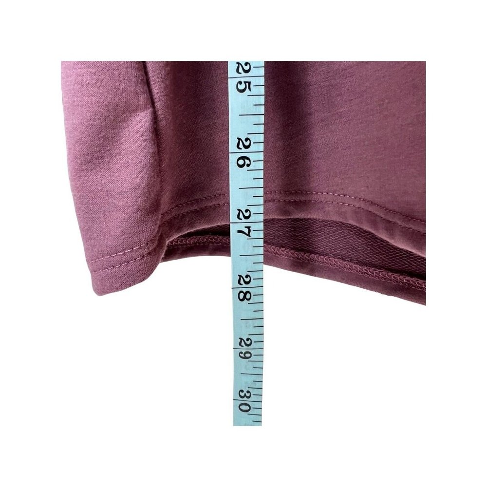 Vanilla Bay Color Block Long Sleeve Purple Floral Stripes NWT Sz L - Picture 3 of 6